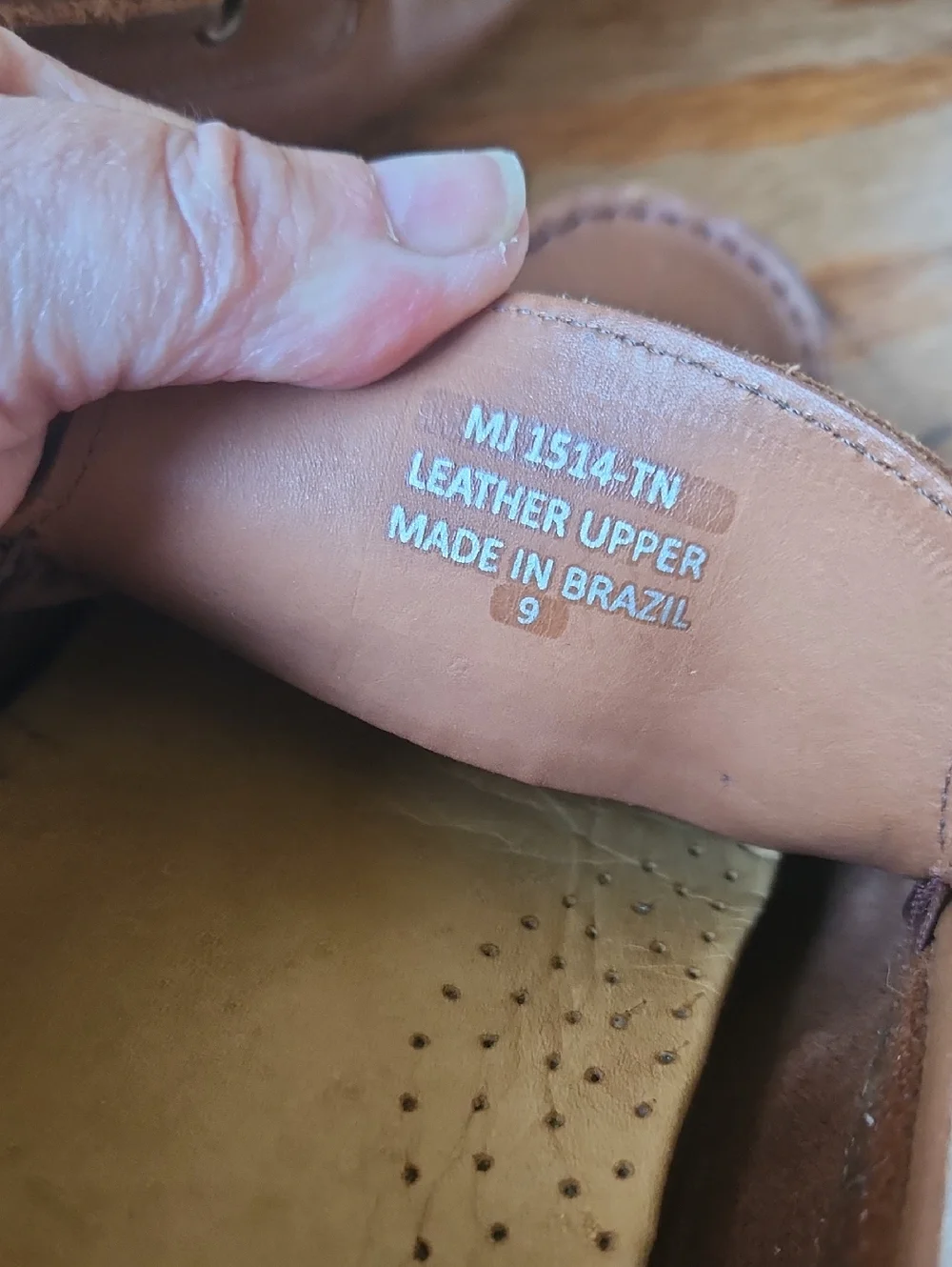 Marc Joseph Men's brown leather sz 9 loafers boat shoe‎